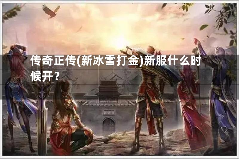 传奇正传(新冰雪打金)新服什么时候开？